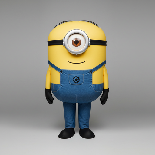 Yellow Worker - 1 eye Hire Costume The Ultimate Balloon And Party Shop Cheltenham & Gloucester Balloons & Fancy Dress 