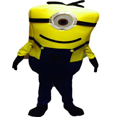 Yellow Worker - 1 eye Hire Costume The Ultimate Balloon And Party Shop Cheltenham & Gloucester Balloons & Fancy Dress 