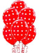 Red Spotty Balloons 6 Pack - The Ultimate Balloon & Party Shop