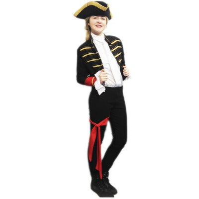 Adam Ant Hire Costume - Female Version - The Ultimate Balloon & Party Shop