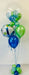 Age 1 Blue & Green Bubble Balloon Bouquet - The Ultimate Balloon & Party Shop