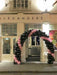 Black & Gold Spiral Arch with Letter Balloons - The Ultimate Balloon & Party Shop