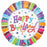 Happy Birthday Foil Balloon - Radiant - The Ultimate Balloon & Party Shop