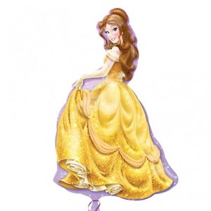 37" Foil Belle Disney Large Printed Balloon - The Ultimate Balloon & Party Shop