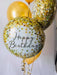 Happy Birthday Balloon Display - Gold - The Ultimate Balloon & Party Shop