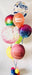 Deluxe bubblicous and orbz birthday display - blue top - The Ultimate Balloon & Party Shop