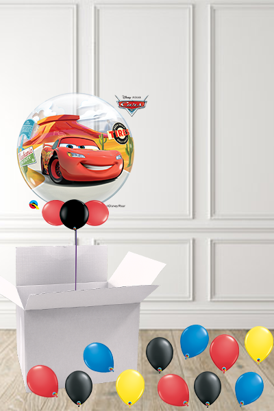 Cars Bubble in a Box delivered Nationwide - The Ultimate Balloon & Party Shop