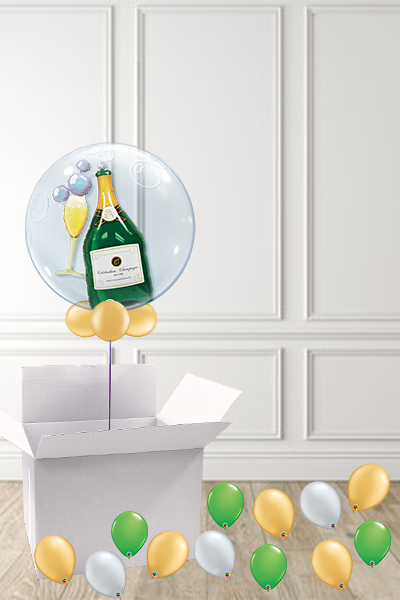 Champagne Bubble in a Box delivered Nationwide - The Ultimate Balloon & Party Shop