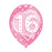 Age 16 Pink Birthday Balloons 6 Pack - The Ultimate Balloon & Party Shop