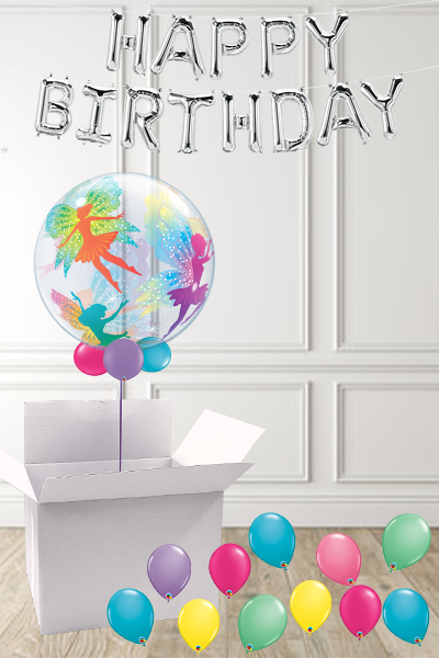 Fairy Birthday Bubble in a Box delivered Nationwide - The Ultimate Balloon & Party Shop