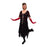 1920s Flapper Dress Hire Costume - Deluxe Black & Red - The Ultimate Balloon & Party Shop
