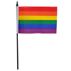 Rainbow Hand Waving Flag - The Ultimate Balloon & Party Shop