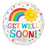 18" Foil Get Well Soon Bright Balloon - The Ultimate Balloon & Party Shop