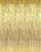 Tinsel Curtain - Gold - The Ultimate Balloon & Party Shop