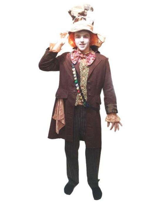 NEW Mad Hatter from Tim Burton's Film Hire Costume - The Ultimate Balloon & Party Shop
