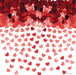 Red Sparkle Hearts Table Confetti - The Ultimate Balloon & Party Shop