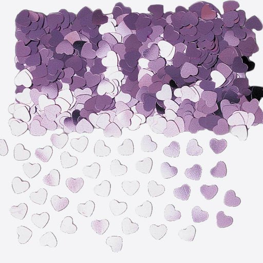 Pastel Baby Pink Sparkle Hearts Table Confetti - The Ultimate Balloon & Party Shop