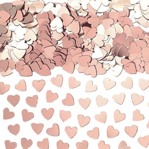Rose Gold Sparkle Hearts Table Confetti - The Ultimate Balloon & Party Shop