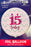18" Foil Age 15 Balloon - Pink Stripes