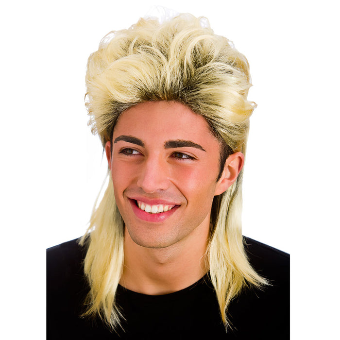 Mullet Wig - Blonde 2 Tone