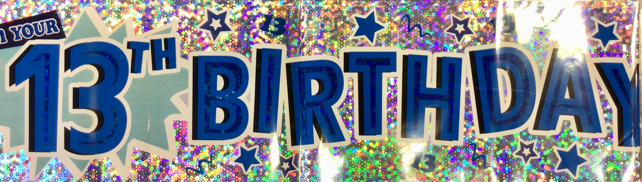 Age 13/teenager Birthday Banner