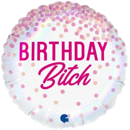 Adult Birthday Foil Balloon - B*tch - The Ultimate Balloon & Party Shop