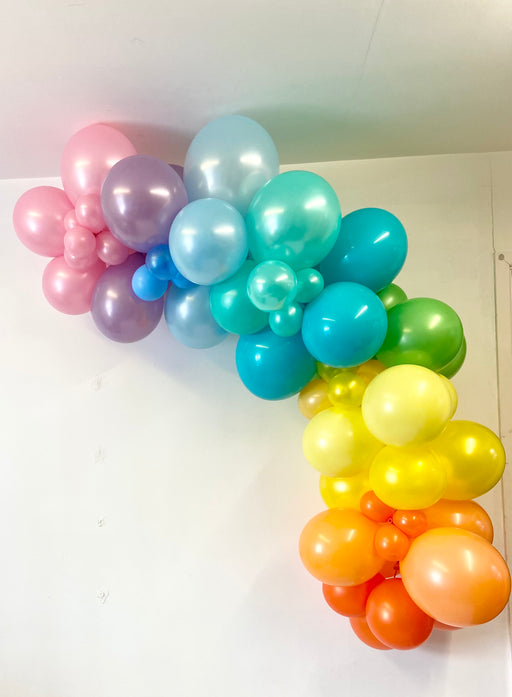 Organic Balloon Garland - Rainbow Unicorn. - The Ultimate Balloon & Party Shop