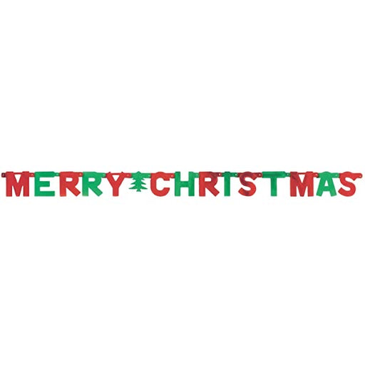 Merry Christmas Letter Banner - The Ultimate Balloon & Party Shop