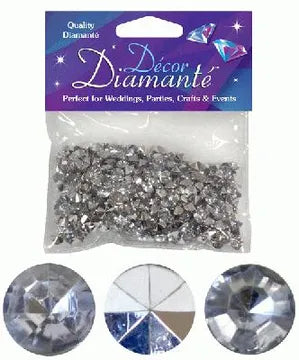 Diamanté Table Confetti - Silver