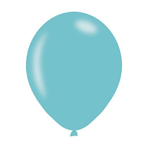 Latex Plain Balloons - Robins Egg Blue (10pk)