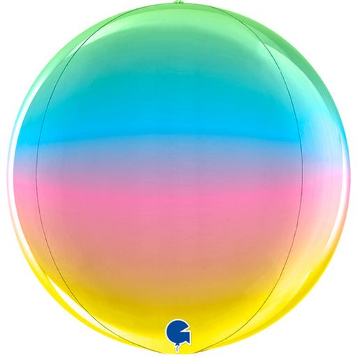 Globe Foil Balloon - Rainbow - The Ultimate Balloon & Party Shop