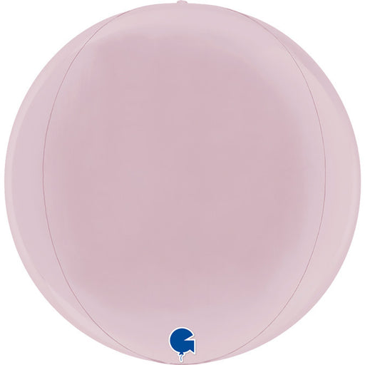 15” Globe Foil Balloon - Pastel Pink