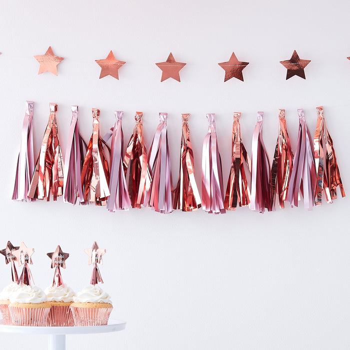 Tassel Garland - Pink & Rose Gold