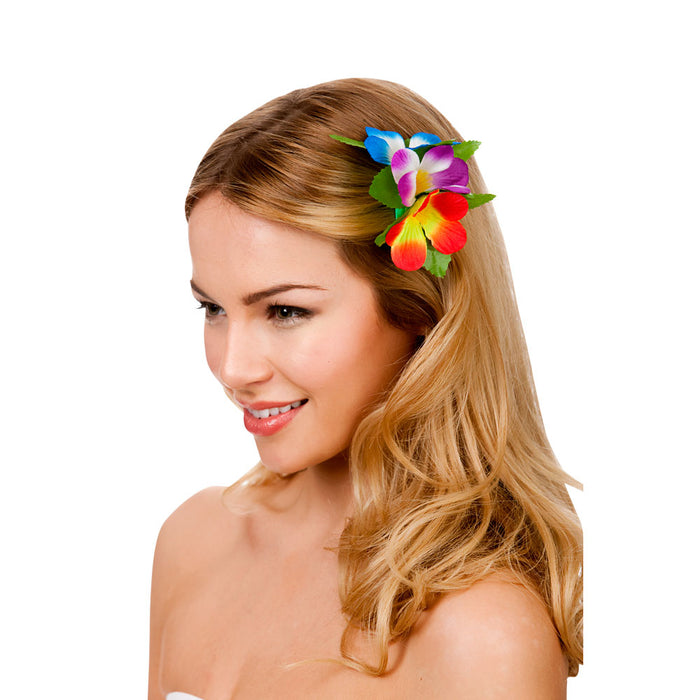 Hawaiian Flower Hair Clip