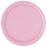 Round Paper Plates - Lovely Pink