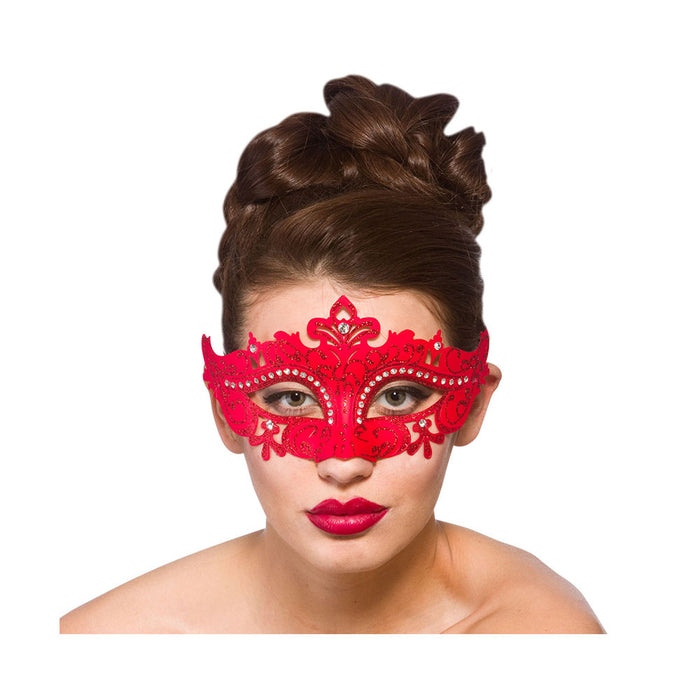 Diamanté Eyemask - Red