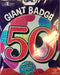 Jumbo 50th Birthday Badge - The Ultimate Balloon & Party Shop