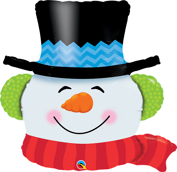 Foil Christmas Balloon - Happy Snowman