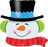 Foil Christmas Balloon - Happy Snowman