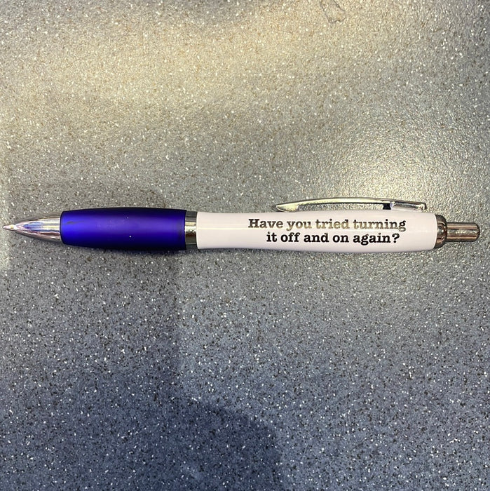 Novelty Pen - Turn off and on