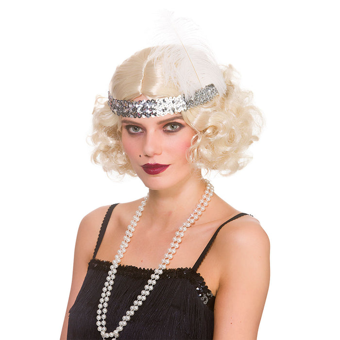 20s Flapper Wavy Wig - Blonde