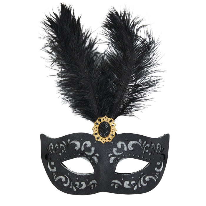 Black Feather Dark Angel Eyemask