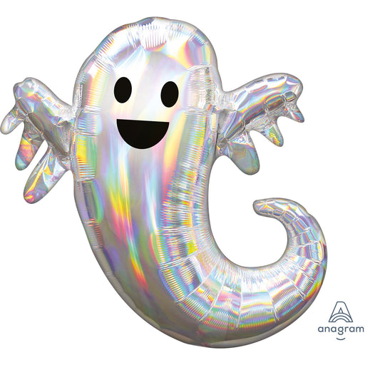 Large Iridescent Ghost Foil Balloon