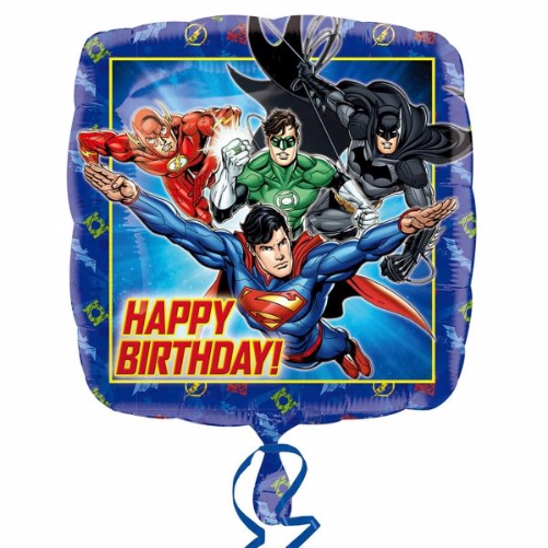 18" Foil Justice League Birthday Balloon