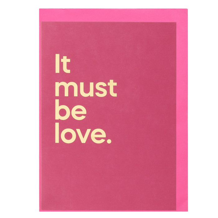 Say It With Songs Card - It Must Be Love