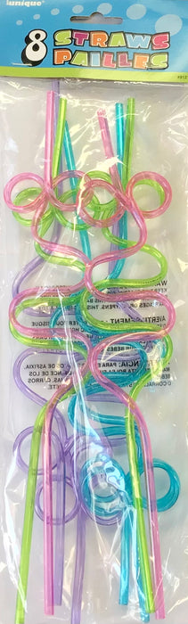 Bright Swirly Straws