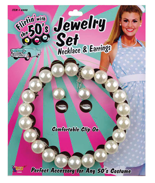 50's Style Pearl Jewellery Set