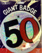 Jumbo 50th Birthday Badge - The Ultimate Balloon & Party Shop