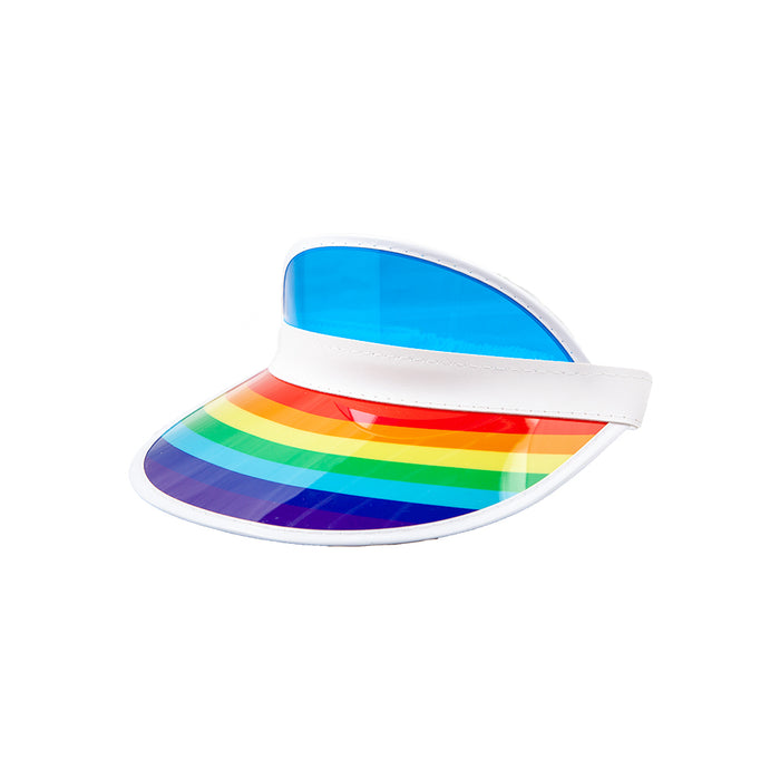 Plastic Rainbow Visor