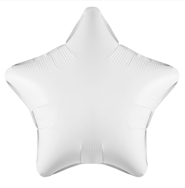 20” Foil Star Balloon - White